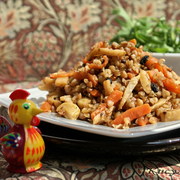 Гречневый плов с сельдереем