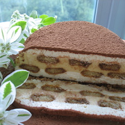 Фото приготовления рецепта:  Тирамису  -  наше прочтение классики. Благодарность замечательному кулинару Светлане.(Дуэль)