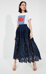  Тренд весна-лето 2018. Кружевная юбка Terekhov Girl 