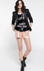 Тренд весна-лето 2018. Блестящий топ и шорты Patrizia Pepe